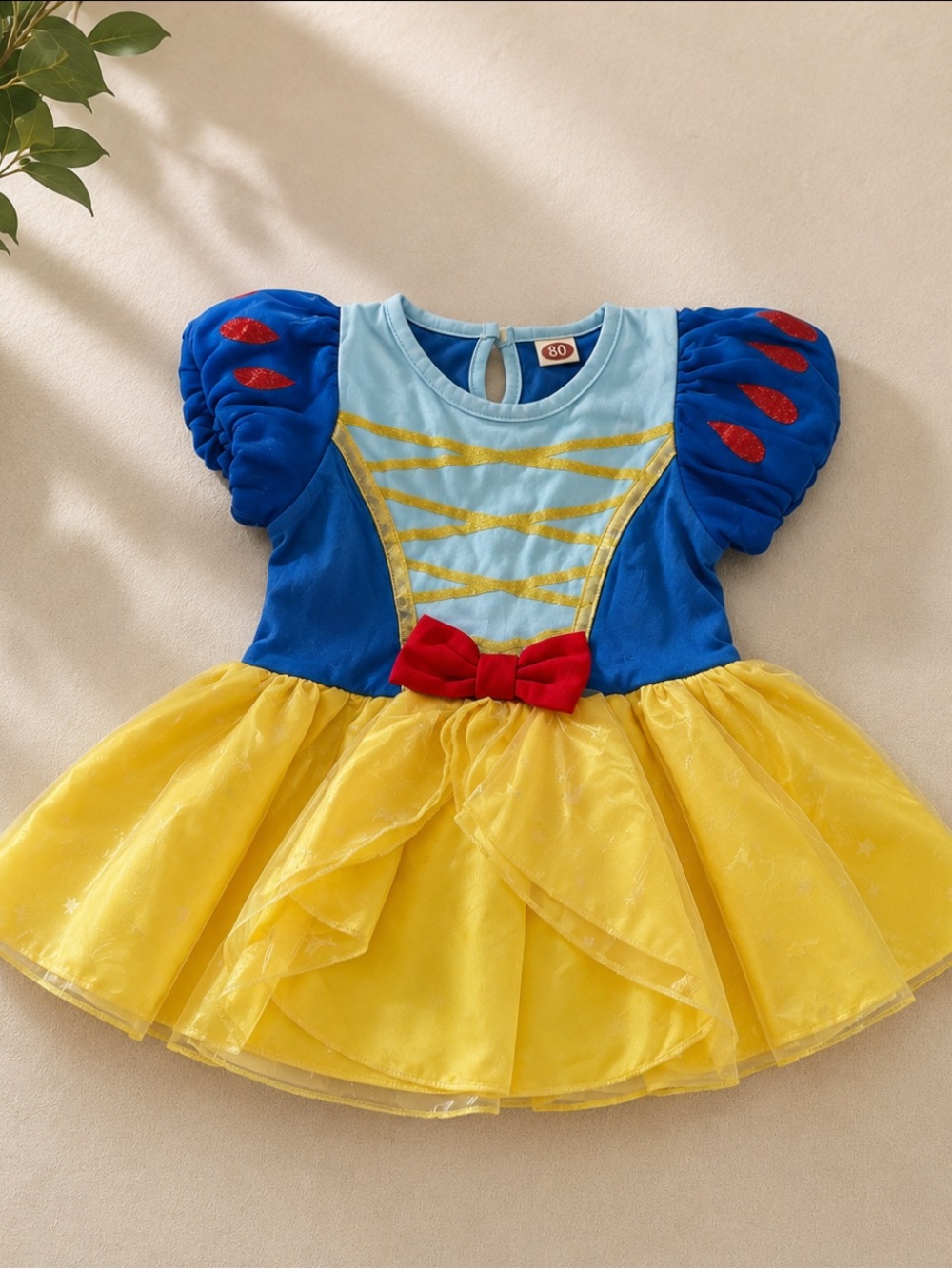 Disney Snow White Princess Costume Dress Toddler Girls Size 9–12 Months (80